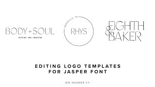 How to Edit Jasper Font Templates
