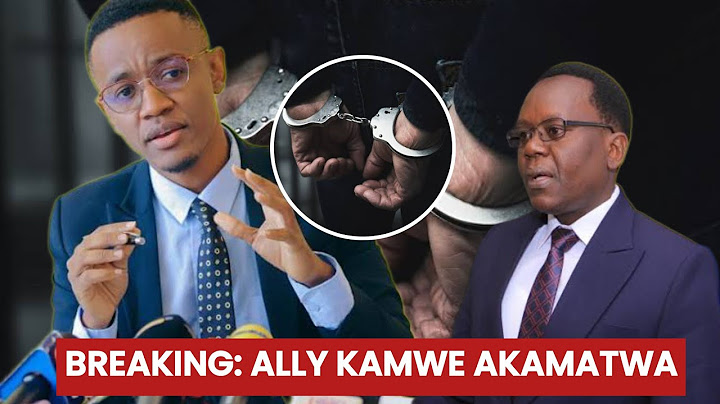 ALLY KAMWE AKAMATWA LEO MKOANI TABORA