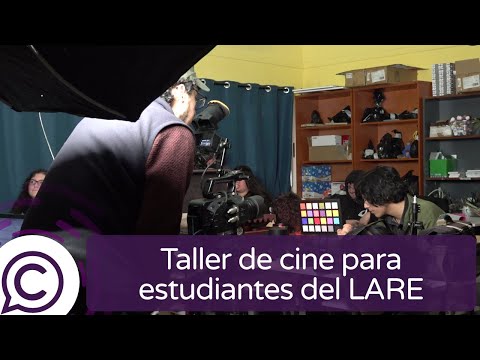 Cineastas realizaron taller a estudiantes del Liceo Agustín Ross