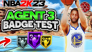 NBA 2K23 Best Shooting Badges : Agent 3 Badge is TIER S