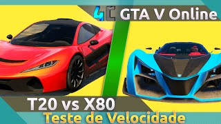 Gta 5 Online - Teste De Velocidade X80 Vs T20
