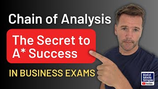 IGCSE Business Studies: Chain of Analysis – The A Exam Secret (Also A-Level & IB)