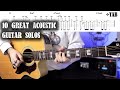 10 great acoustic guitar solos  with tabs