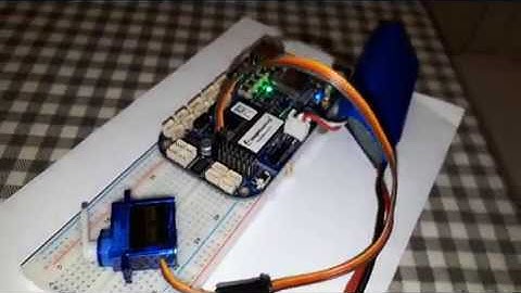 Beaglebone Blue, dc motor and servo