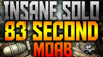 MW3: INSANE *SOLO* 83 SECOND MOAB ON VILLAGE!