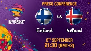 Finland v Iceland - Press Conference