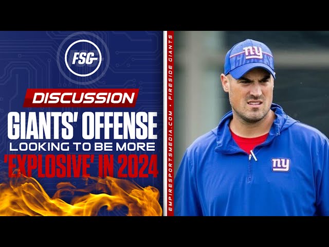 Giants' Offense  Looking to be More 'Explosive' in 2024 | Daniel Jones Injury Update