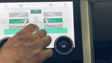 JAGUAR LOWER SCREEN AND CLIMATE CONTROLS