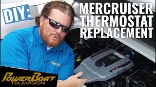 How to replace a thermostat on a 5.0L MerCruiser MPI | My Boat DIY