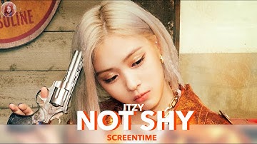 ITZY - Not Shy (Focus/Solo ScreenTime Distribution)