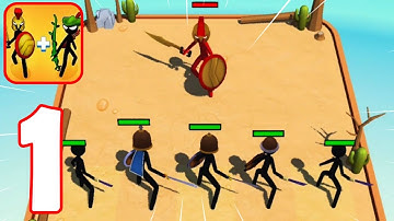 MERGE BLACK STICKMAN - Gameplay Part 1 | Tutorial Levels 2-11 (iOS/Android)