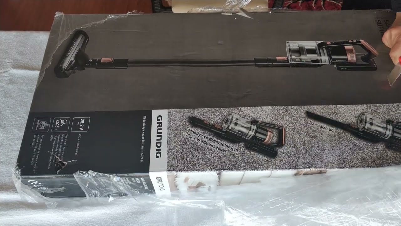 Grundig VCP 5030 3in1 Kablosuz Dikey Süpürge Kutu Açılımı - Performans ve  Fiyat İncelemesi - YouTube