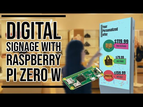 Digital Signage With Raspberry Pi Zero W #raspberrypi