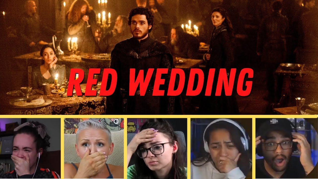 bruger næve Jonglere Reactors Reaction to the RED WEDDING in Game of Thrones 3x9 | The Rains of  Castamere - YouTube