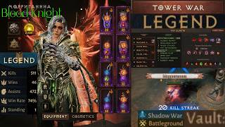 BK best AFC PvP build for Tower War (Legend with 74% winrate) | BG&Convoy&Vault&SW | Diablo Immortal screenshot 3