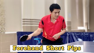 How to make Forehand Drive with Short Pips screenshot 3