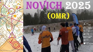 Спортивное ориентирование (headcam orienteering) - NOVICH 2025, Belarus, one man relay - 30.11.2025