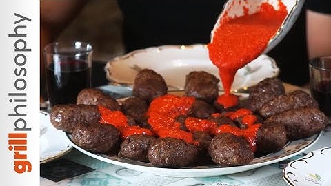 Soutzoukakia politika recipe - grilled meatballs | Grill philosophy