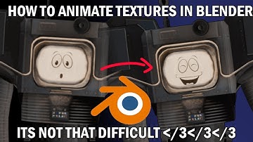 How To Animate Textures in Blender In Just Over 1 Minute!!!!