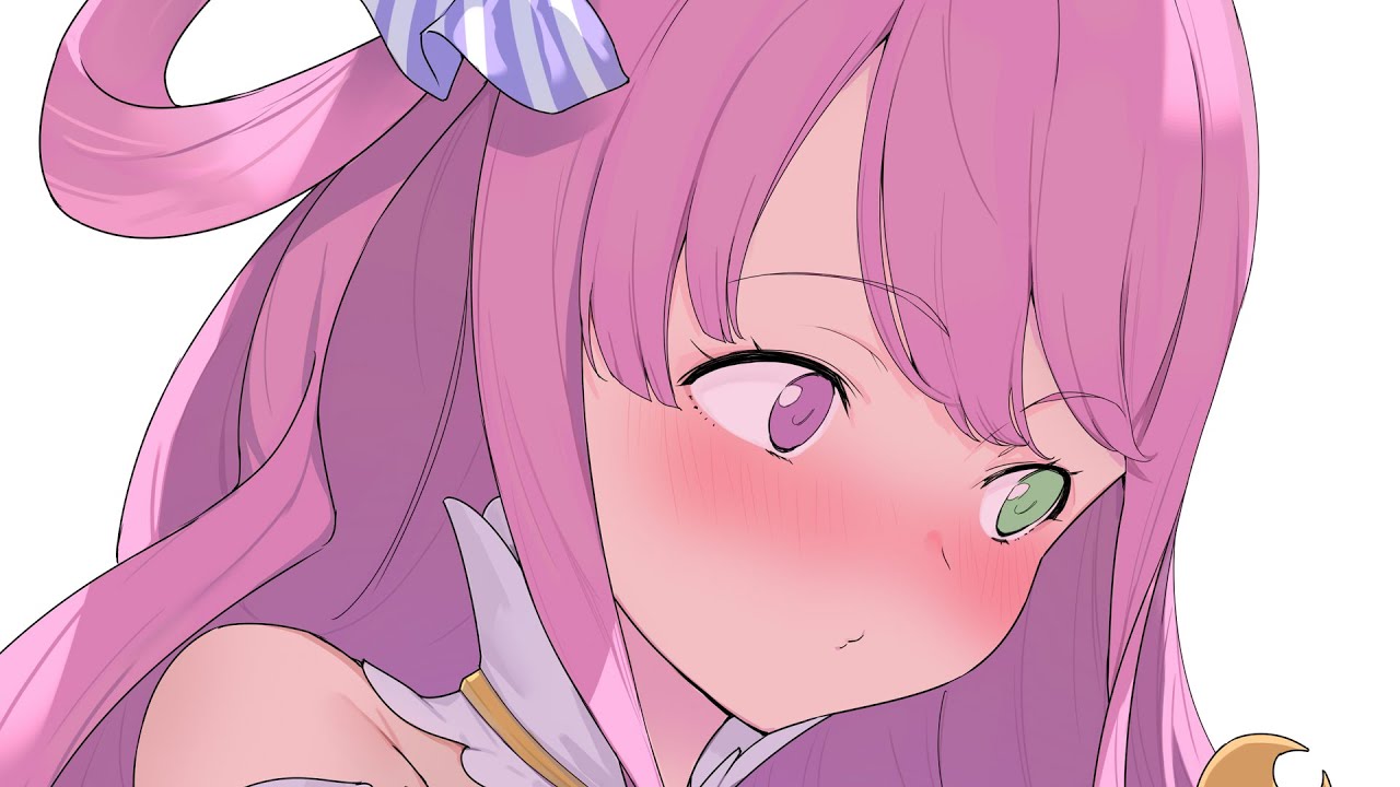 3時間でイラスト描けば一日三枚は描けるやろ その⑭ 姫森ルーナ - YouTube