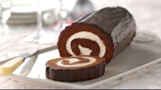 Gâteau roulé au chocolat