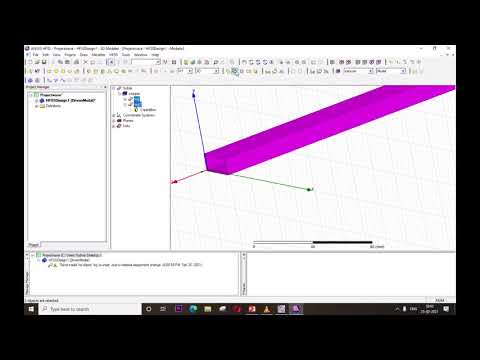 Design of a Waveguide model using HFSS software