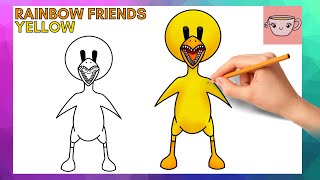 How To Draw Yellow - Rainbow Friends Chapter 2