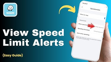 How To View Speed Limit Alerts In Waze !