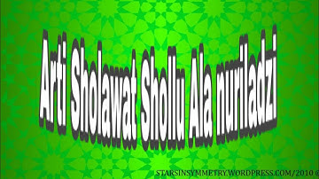 ﴾Lirik &Arti﴿ Shollu Ala Nuriladzi Babul Musthofa