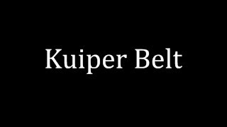 How to pronounce Kuiper Belt