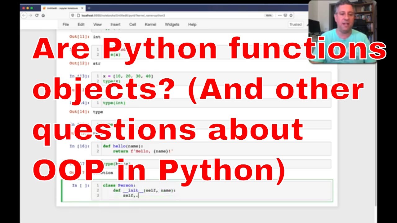 Are Python functions Is "print" a method? I answer questions about Python objects - YouTube
