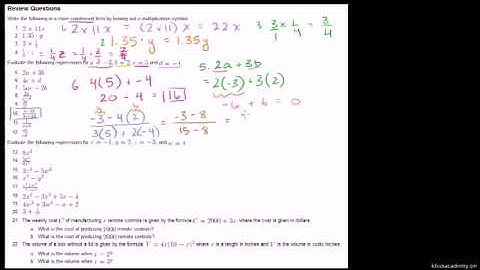 Examples of evaluating variable expressions