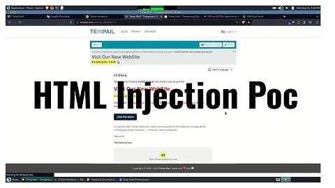 🔥 HTML Injection Bug Explained with Live PoC | Web Security Bug Bounty Tutorial