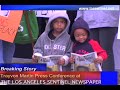 Los Angeles Sentinel Newspaper press conference regarding Trayvon Martin