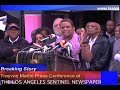 Los Angeles Sentinel Newspaper press conference regarding Trayvon Martin