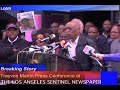 Los Angeles Sentinel Newspaper press conference regarding Trayvon Martin