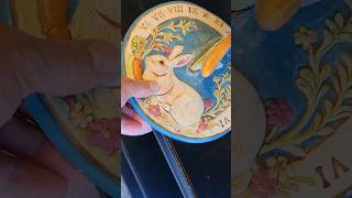 Florida Thrift Store Finds 1988 Easter bunny ceramic sundial clock from Georgia🥰