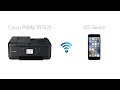 Setting up Your Wireless Canon PIXMA TR7520 - Easy Wireless Connect with an iOS Device