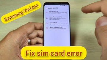 How to fix sim card is not from verizon wireless problem//Mobile data not working verizon