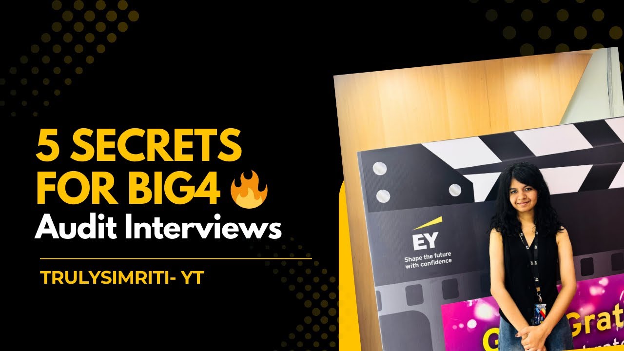 5 Secrets to Crack Big4 Campus Interviews | EY, Deloitte, PwC, KPMG Placement Tips 🔥