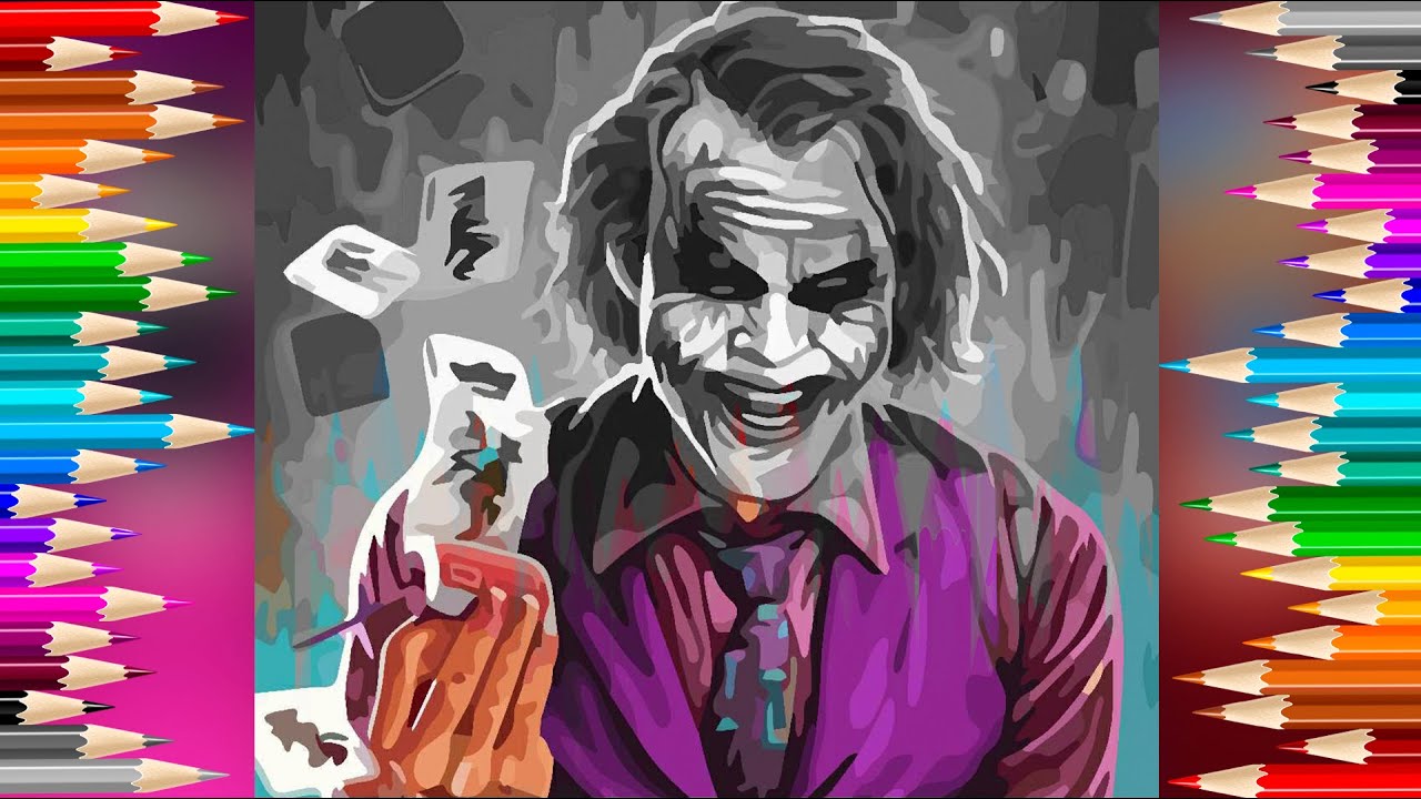 Transforming the Joker from DC Comics - Colorful Creations - YouTube