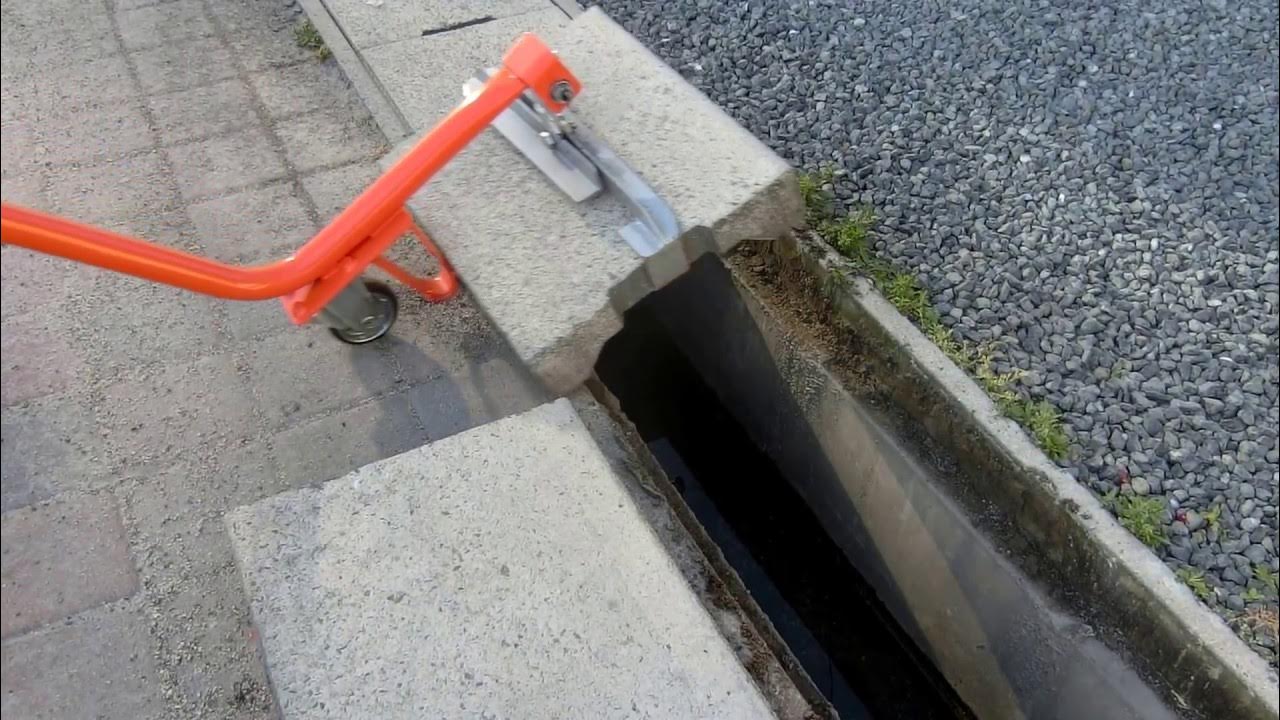 溝そうじを、楽にする道具 YouTube