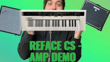 Yamaha Reface CS Amp Demo and Review - Recording through Amplifiers