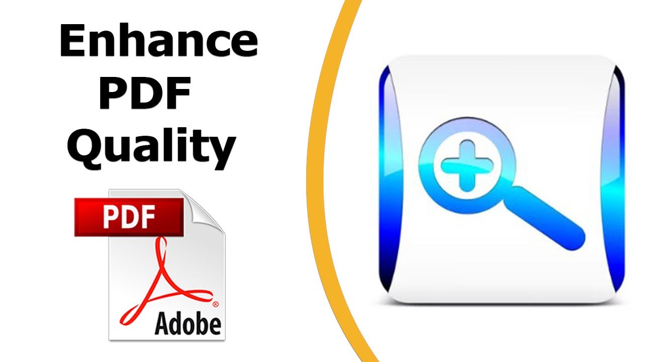 Can you enhance PDF quality?