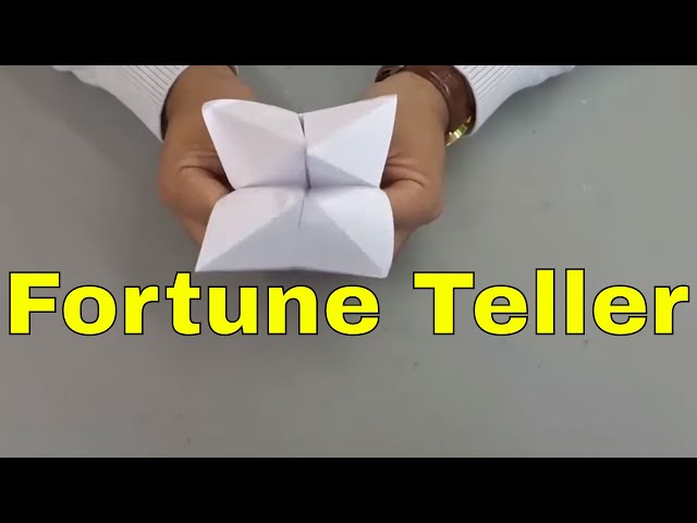 How To Make A Fortune Teller Out Of Paper class=