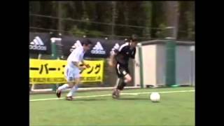 Football Coerver Skill Fake Inside Cut