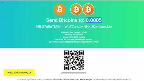 Script php Double your Bitcoins 24 hours Create your bitcoin doubler 2021