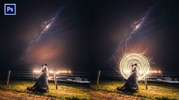 How to Add Sparkler Effects in Photoshop - Sparkler Overlay Tutorial & Preview