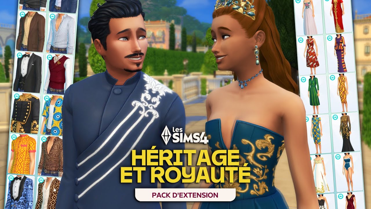 Pack d'Extension Les Sims 4 : Héritage et Royauté | CREER UN SIM