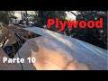 Como instalar plywood en el techo  (como construir un storage parte 10)